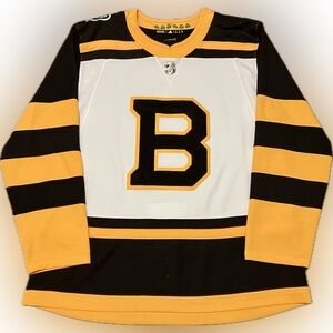Boston Bruins Blank 2019 Winter Classic Adidas NHL Hockey Jersey Size 54